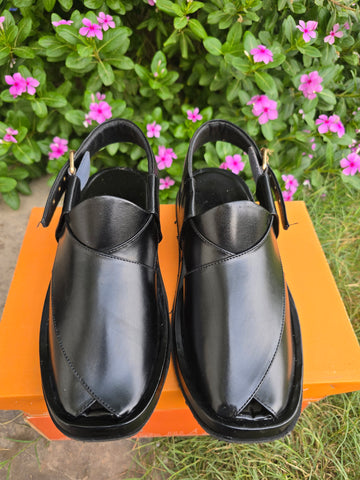 Black Aura Gogo  Sandal